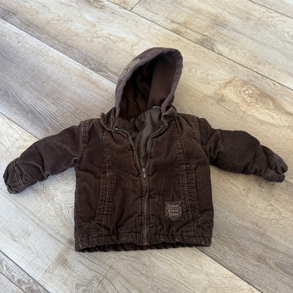 Calvin Klein Baby Puffer corduroy Jacket 18 Months Fall - Picture 1 of 6